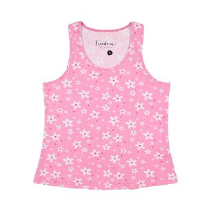 Polera Estampada Sin Mangas Cuello Redondo Mujer Freedom