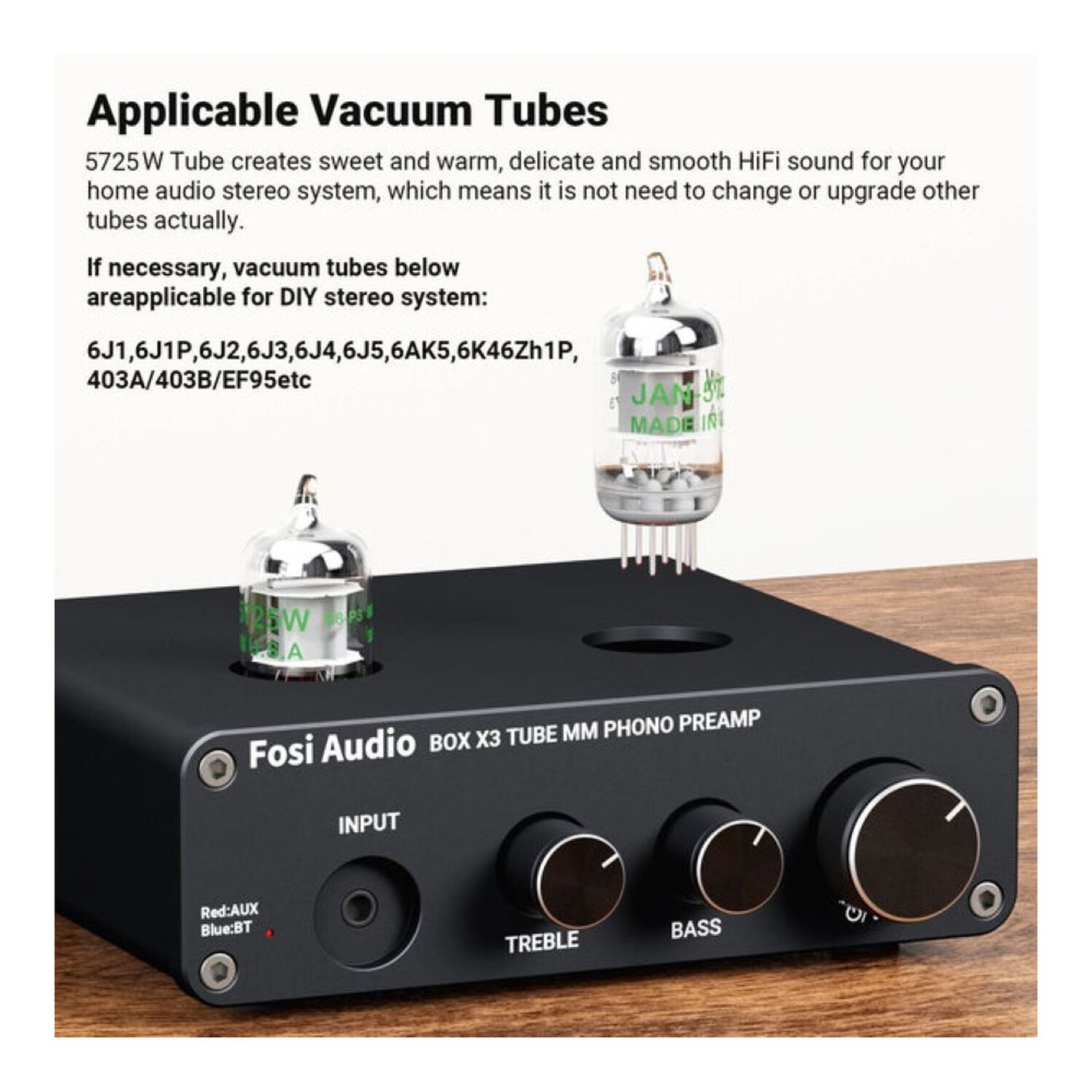 Preamplificador Bluetooth Para Tornamesas Fosi Audio Box X3 image number 5.0