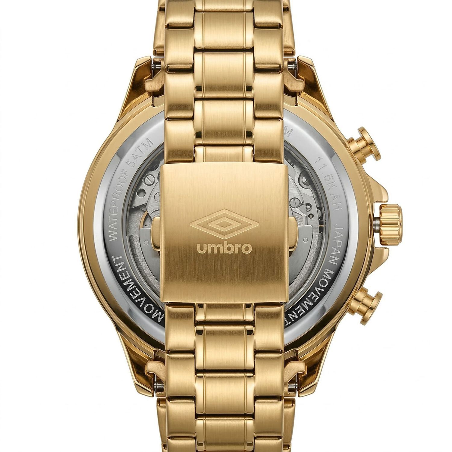 Reloj An&aacute;logo Hombre Umbro Plus Dorado Umbp-1500-129 image number 1.0