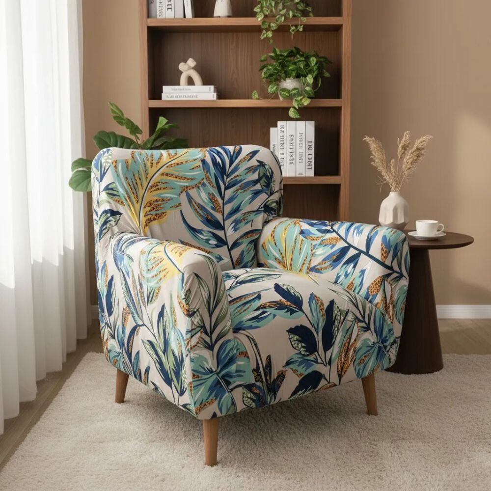 Funda De Sof&aacute; Estampada De 1 Cuerpo image number 0.0