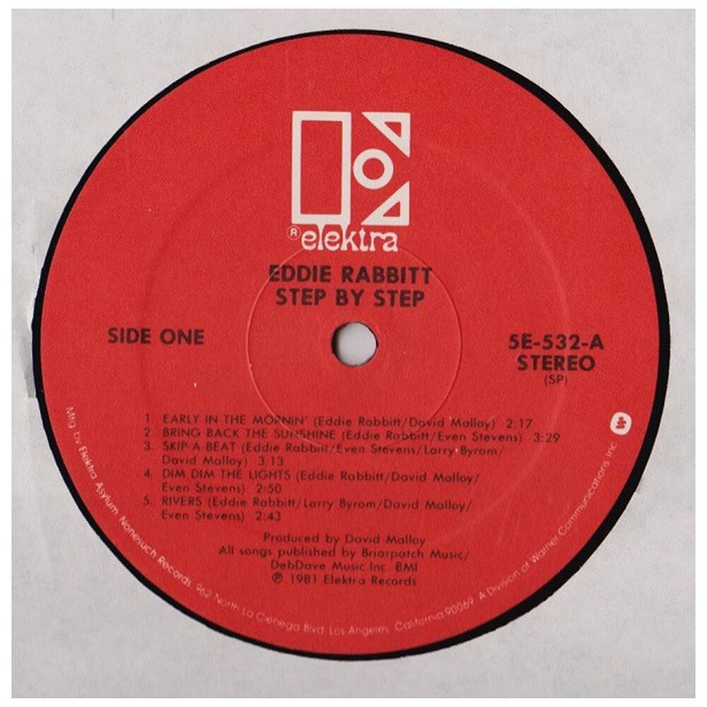 Eddie Rabbitt - Step By Step | Vinilo Usado image number 2.0