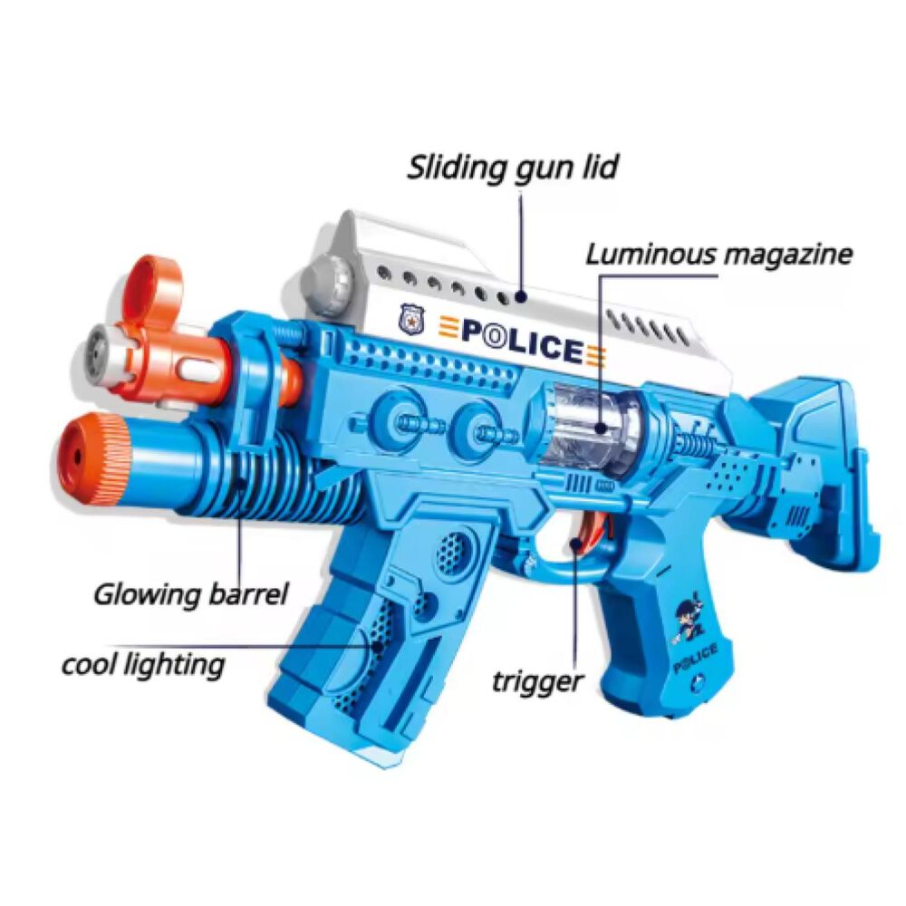 Juguete Set De Policia Luces Y Sonidos 3 En 1 Infantil image number 3.0