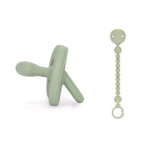 Pack Chupete Tetina Fisisologica 6/18m + Broche Sx Pro Verde