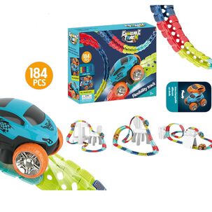 Autopista Magica Flexible Gravedad 0 184 Pcs Para Niños