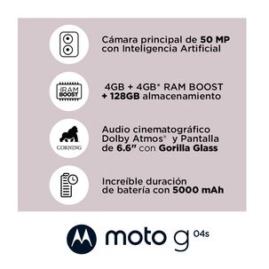 Smartphone Motorola Moto G04S / 128 GB / Liberado