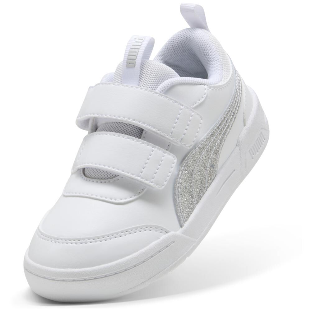 Zapatilla Infantil Niña Puma Multiflex Blanco image number 3.0