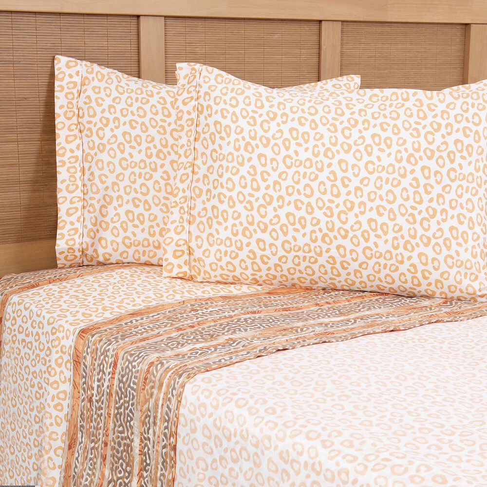 Sabana Estampada Plumetti 2 P Tamarindo image number 1.0