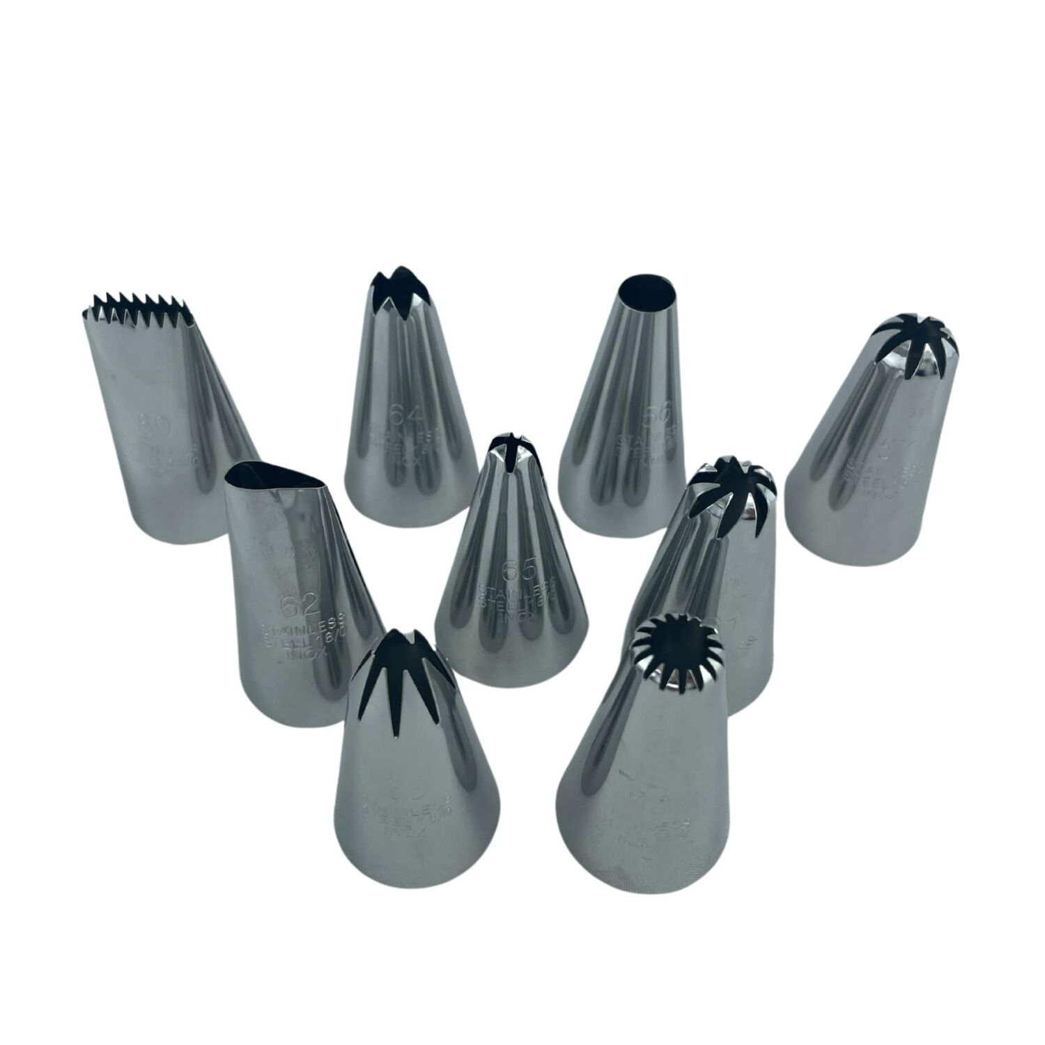 Set De 9 Boquillas Grandes N 56,57,60,61,62,63,64,65,66 image number 0.0