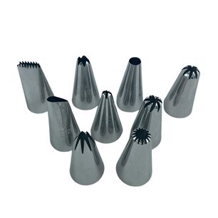 Set De 9 Boquillas Grandes N 56,57,60,61,62,63,64,65,66