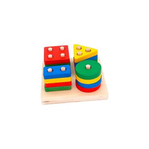 Juguete De Encaje Con Dificultad Did&aacute;ctico Montessori