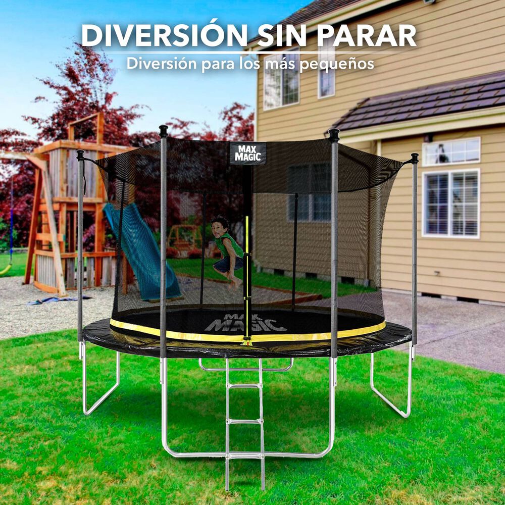 Cama El&aacute;stica 366 Cm (12 Ft) Negro image number 4.0