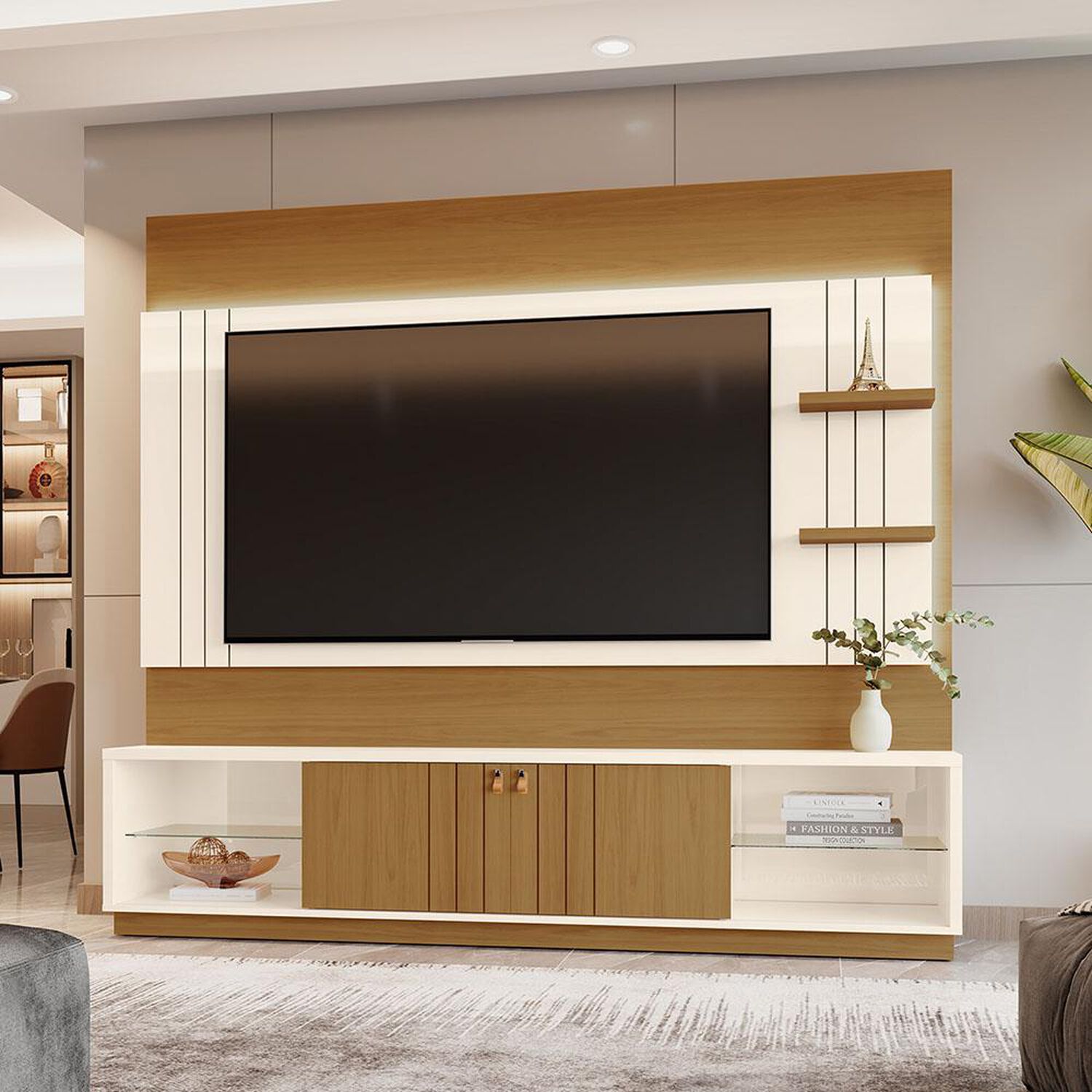 Rack Vekkahome Home Tv Guiaba / 2 Puertas image number 0.0
