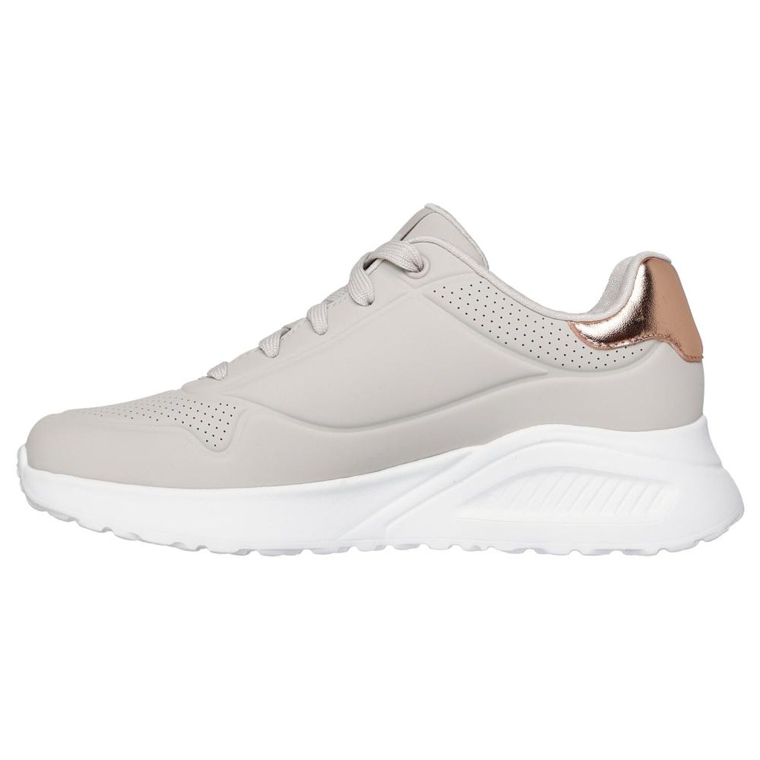 Zapatilla Urbana Mujer Skechers Uno Lite - Shimmer Along Nat image number 4.0
