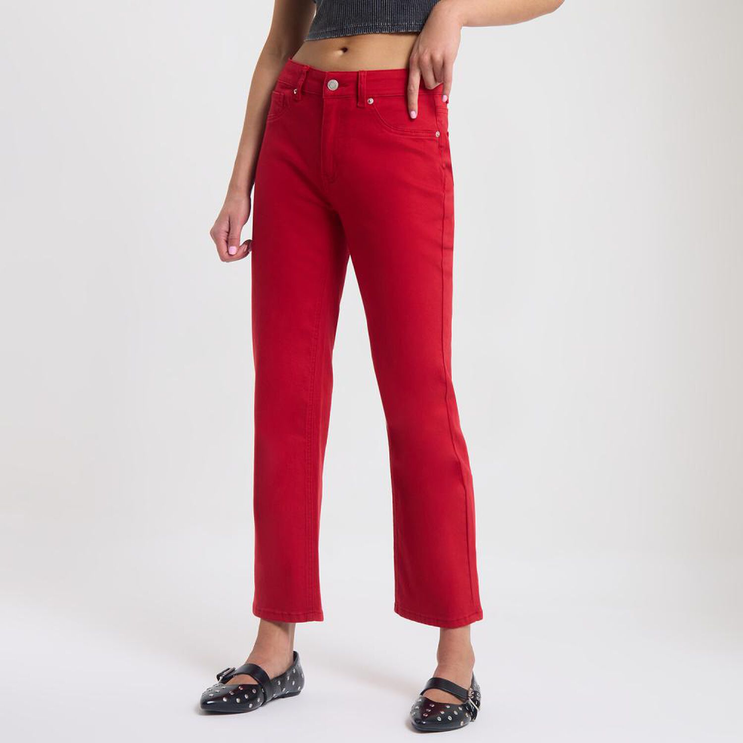 Jeans Tiro Medio Mom Mujer Rolly Go image number 2.0