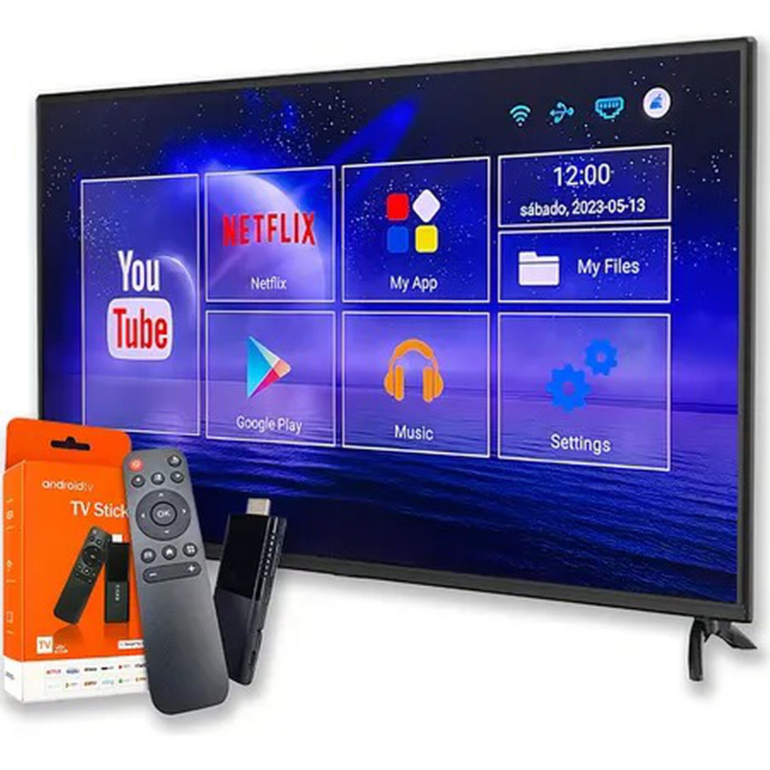 Tv Stick Multimedia Android 15 Streaming 4k 8gb Ram + 128gb image number 0.0