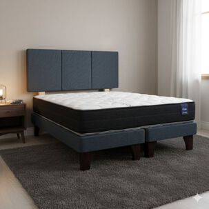 Cama Europea 2 Plazas 190 Respaldo Everest
