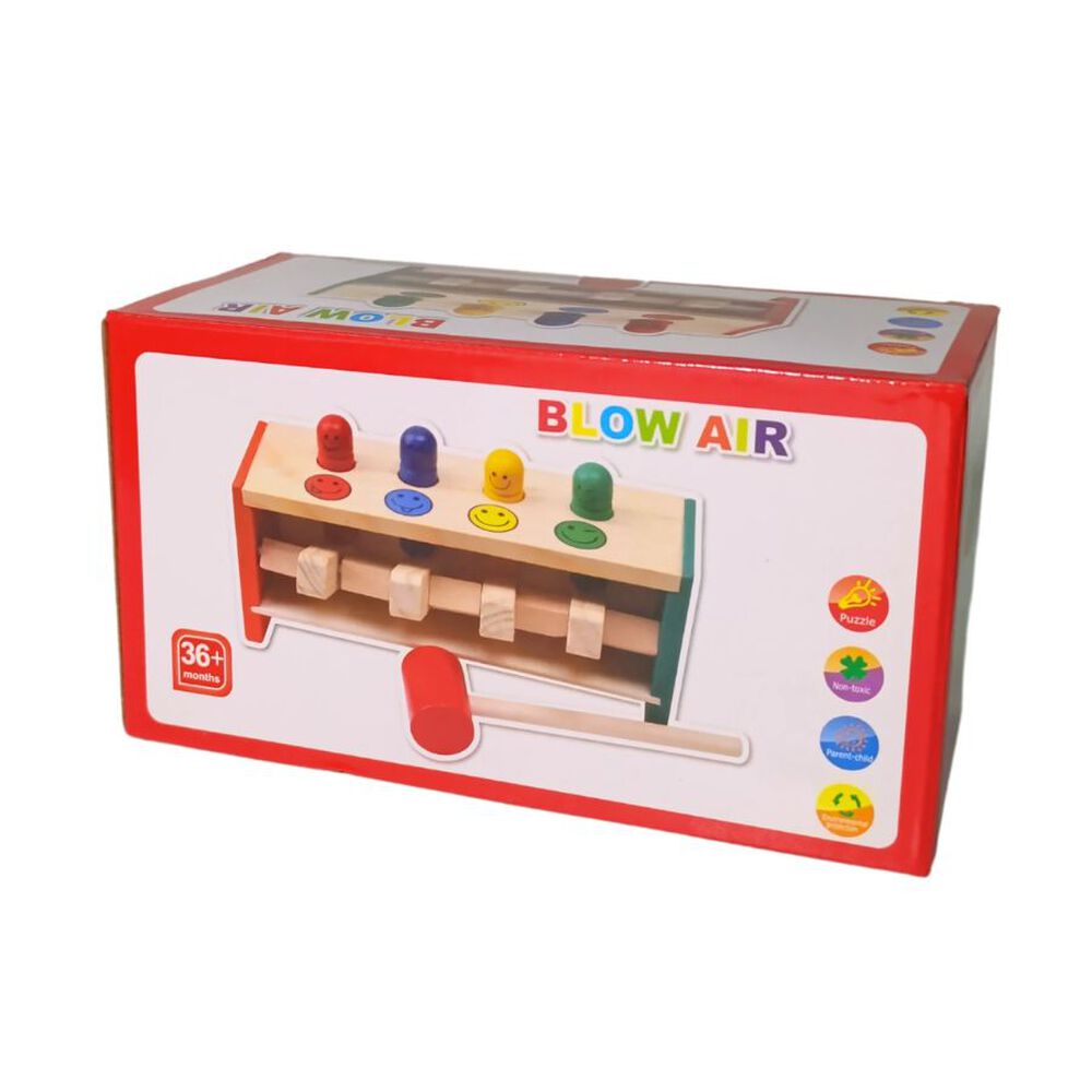 Juego De Madera Martillo Saltarin Para Ni&ntilde;os image number 0.0