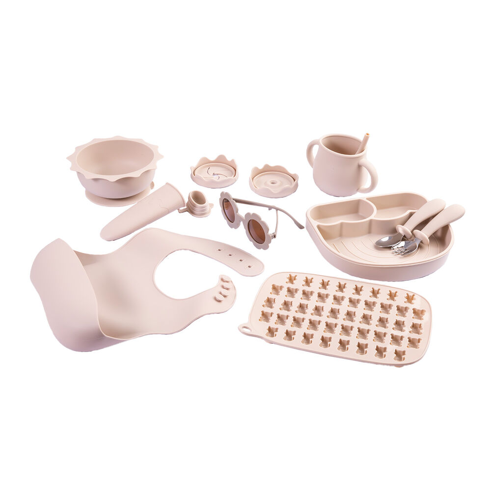 Set Alimentación Summer Silicona Beige image number 5.0