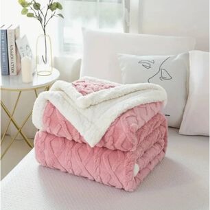 Frazada Polar Plush 2 Plazas T&eacute;rmica Con Chiporro