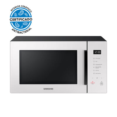 Microondas Samsung Grill Fry Blanco Control Touch  MG30T5018CEZS  30 Litros