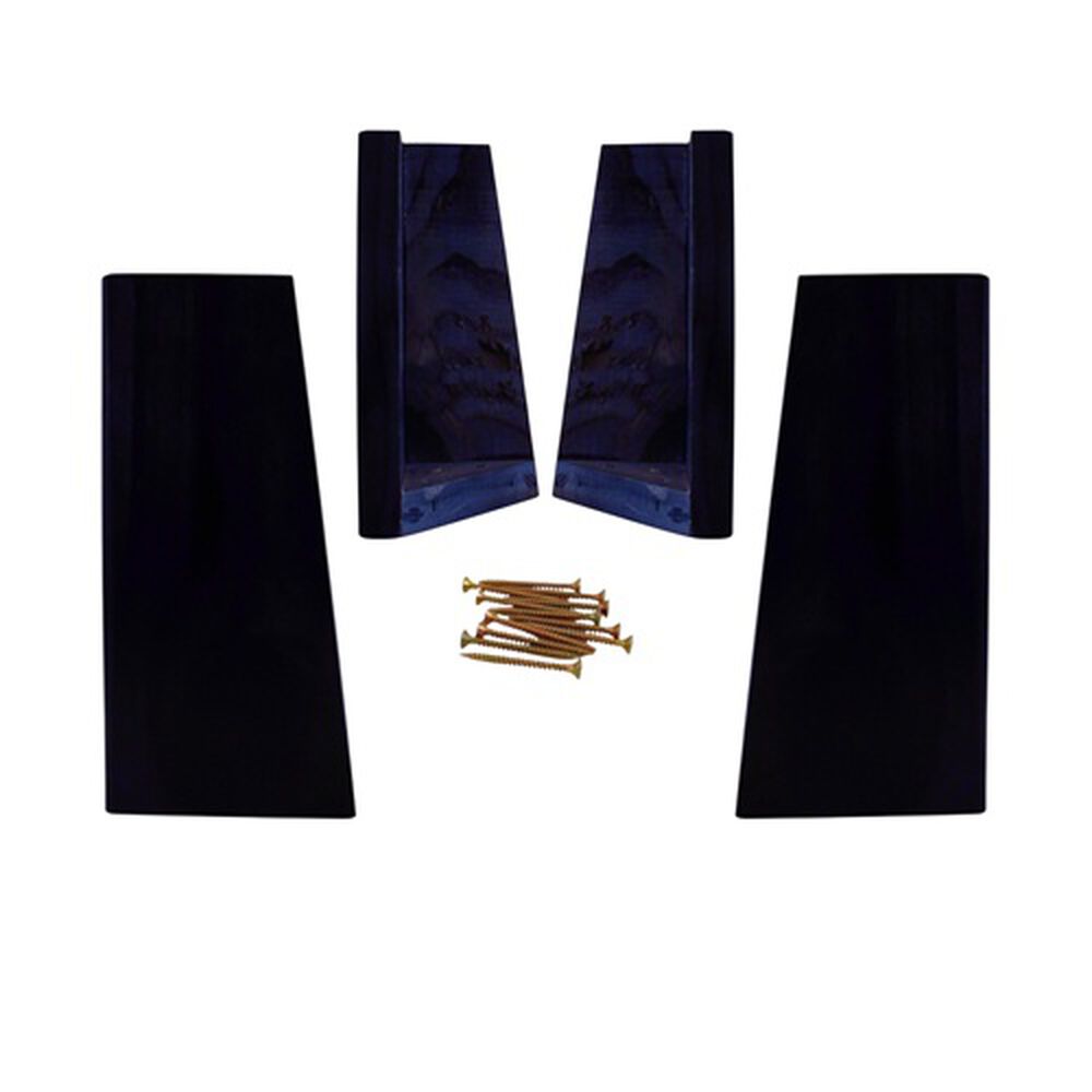 Kit 4 Patas Universales Para Cama Europea - Negro 19.5 Cm image number 0.0