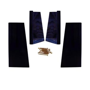 Kit 4 Patas Universales Para Cama Europea - Negro 19.5 Cm