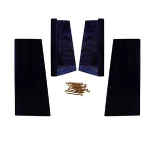 Kit 4 Patas Universales Para Cama Europea - Negro 19.5 Cm