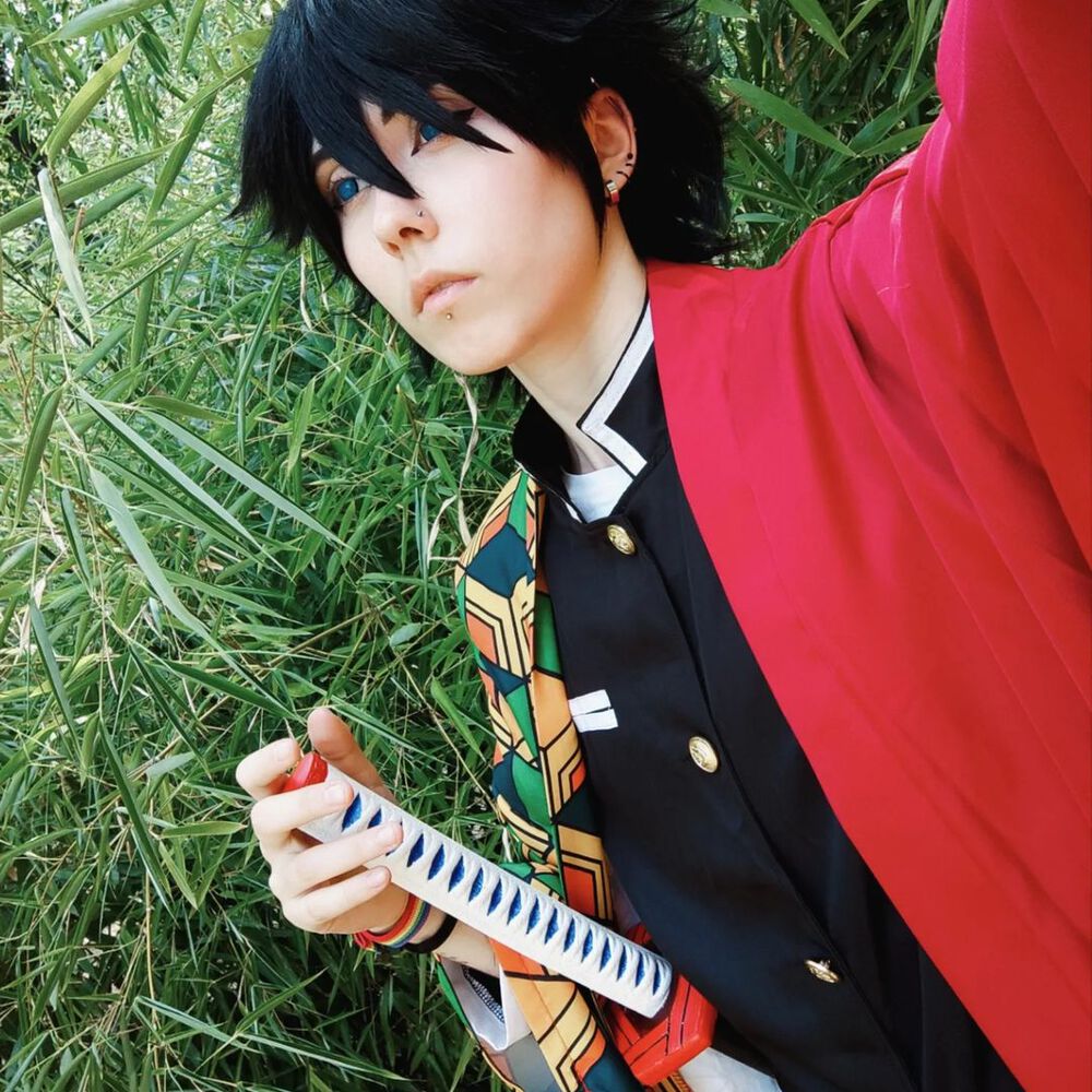 Espada Giyuu Tomioka Cosplay Kimetsu No Yaiba image number 3.0