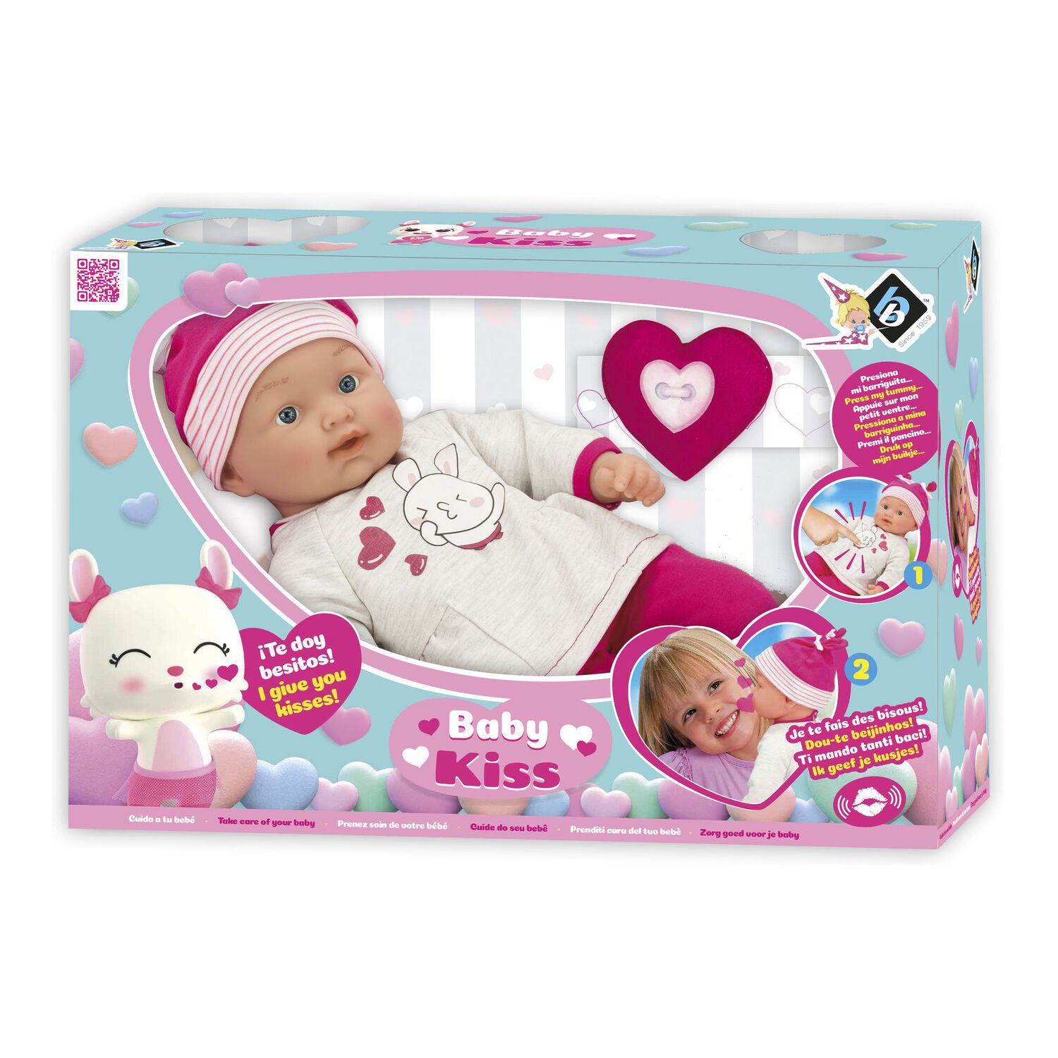 Mu&ntilde;eca Baby Kiss Interactive Loko Toys image number 1.0