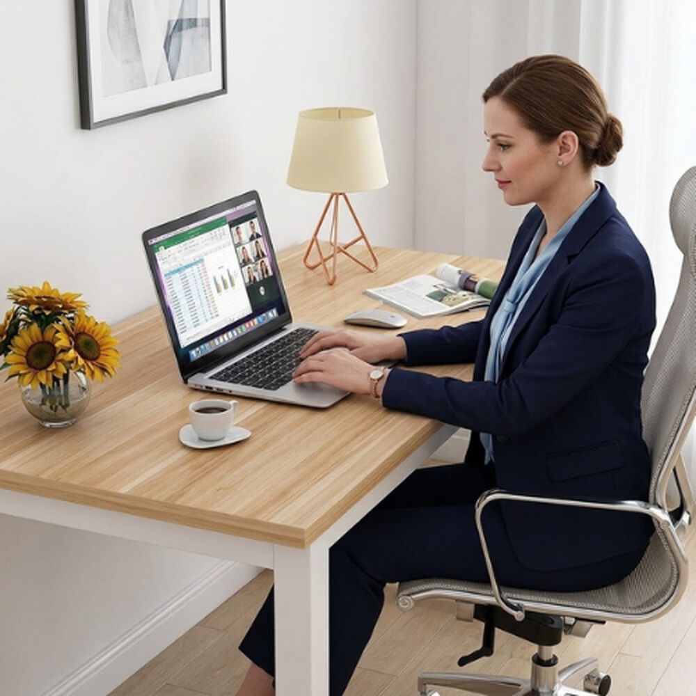 Escritorio De Estudio Para Oficina En Casa image number 3.0