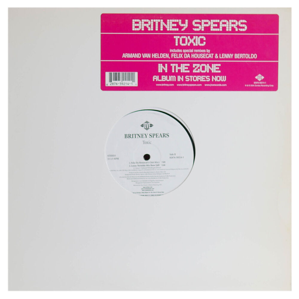 Britney Spears - Toxic - Rmx | 12" Maxi Single Usado image number 0.0