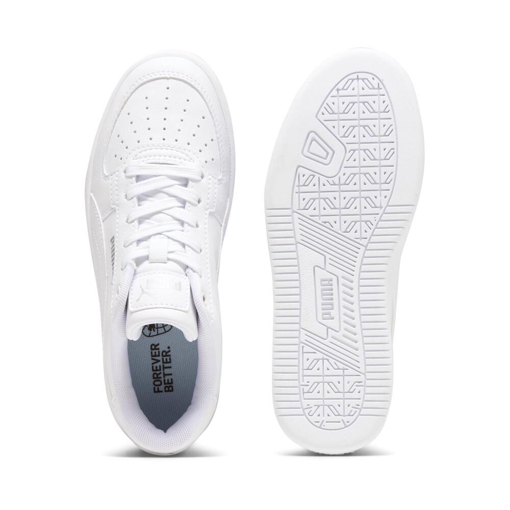 Zapatilla Juvenil Unisex Puma Caven Blanco image number 3.0