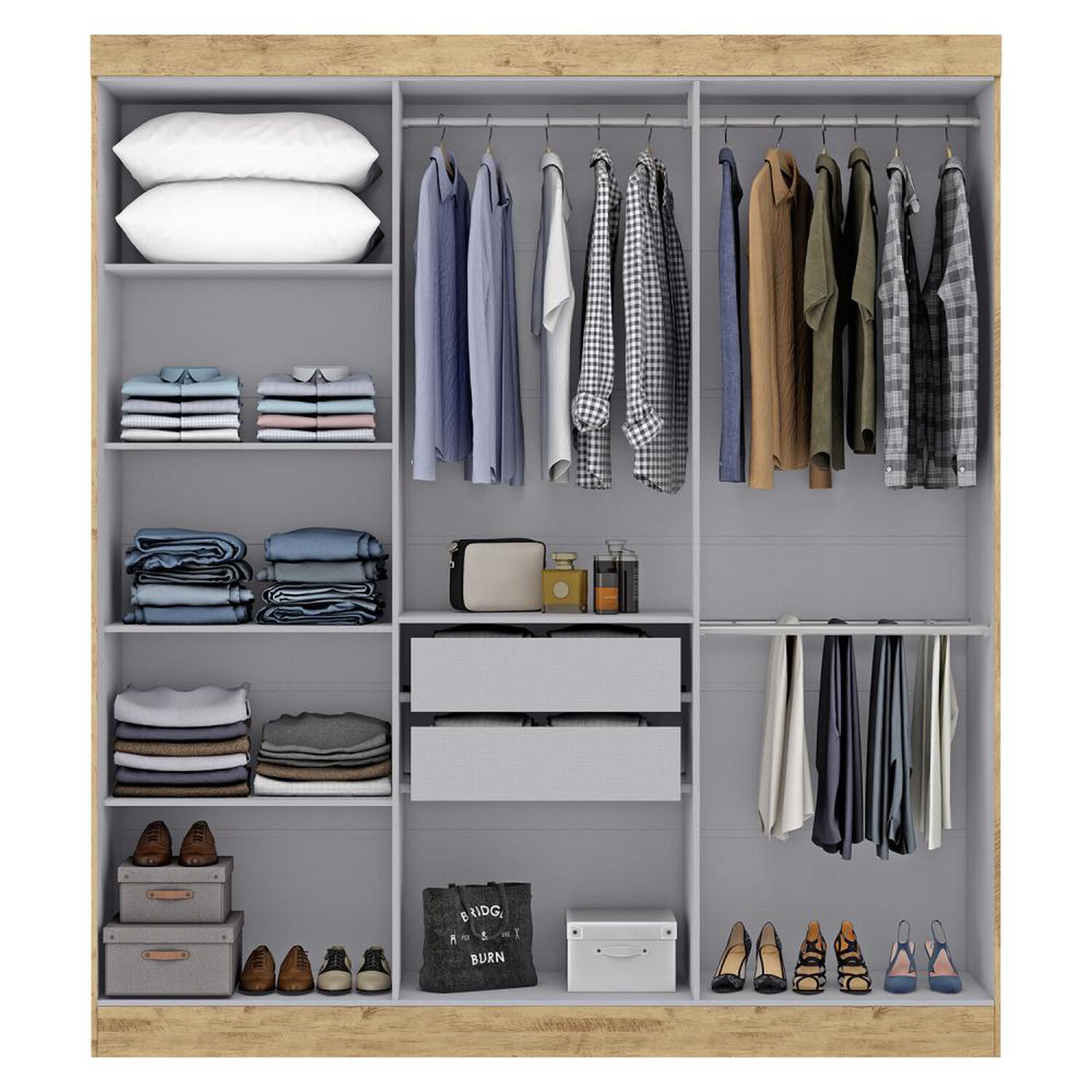 Cl&oacute;set Di Poretti Design Closet Paris / 6 Puertas / 2 Cajones image number 1.0