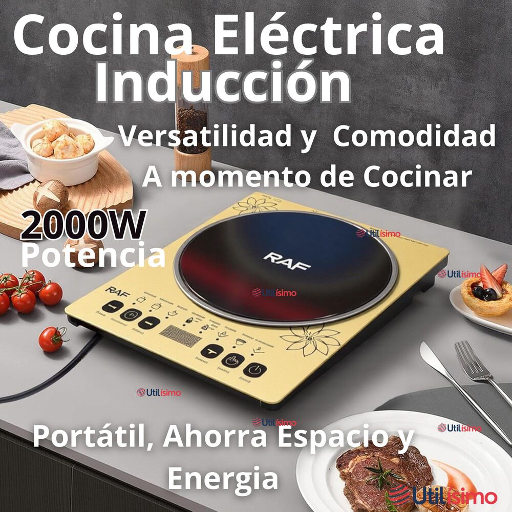 Cocina Encimera Eléctrica De Inducción 1 Plato Portátil 2000w image number 1.0