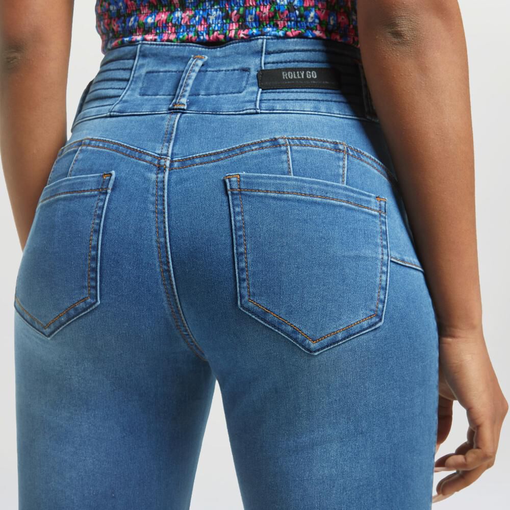 Jeans Mujer Rolly Go image number 4.0