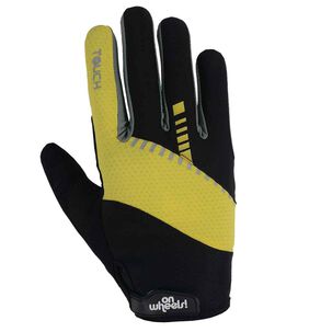 Guante Largo Touch Para Bicicleta Onweels Amarillo/negro