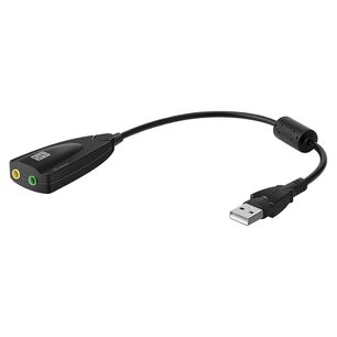 Tarjeta De Sonido Usb 3d Virtual 5hv2 7.1