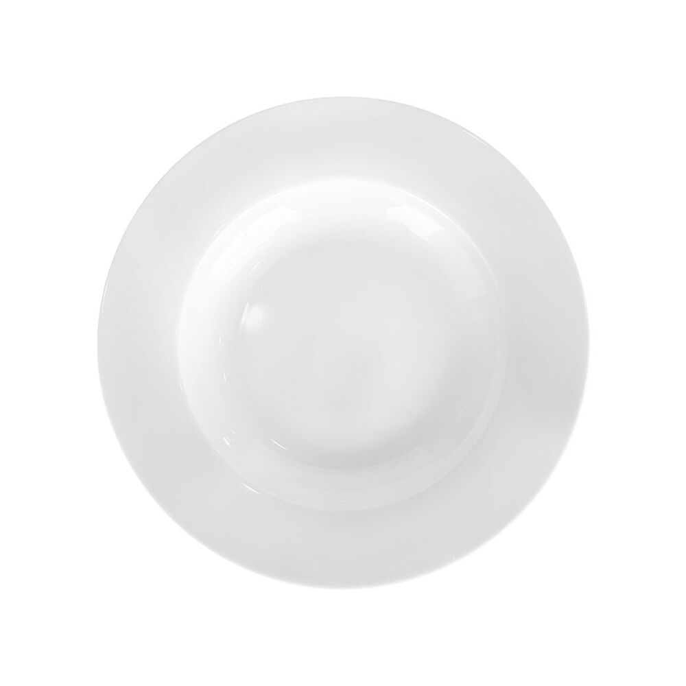 Set De 6 Platos Porcelana Hondo Borde Ancho 23 Cm L&iacute;nea Padua image number 0.0