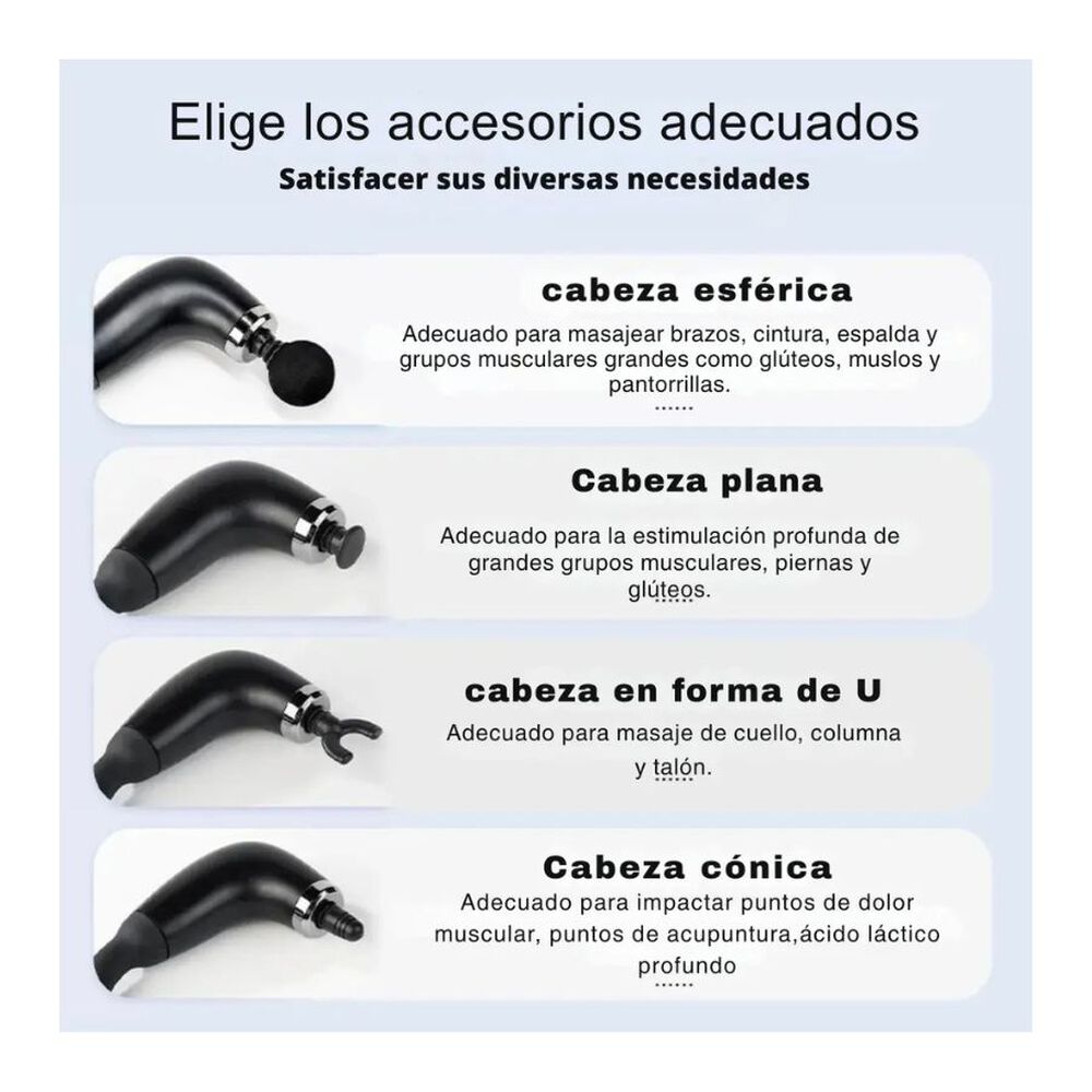 Pistola El&eacute;ctrica Masajeador De Espalda Y Cuerpo Usb image number 3.0
