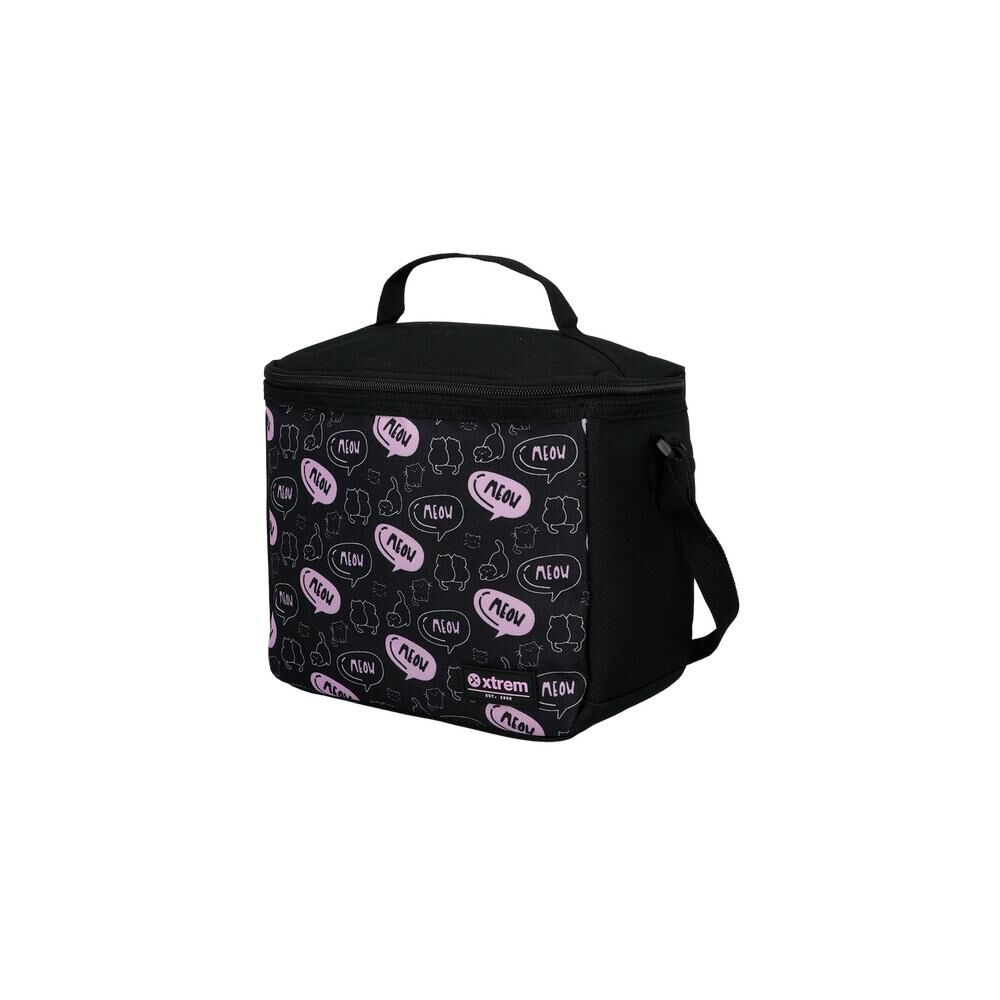 Megapack 6xt Mochila Ni&ntilde;a Xtrem Gatos Negro/morado image number 9.0