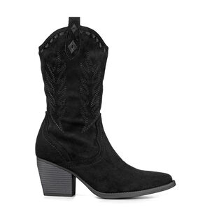 Botin Casual Mujer Vintage Moda Cowboy Bordado Weide Qbm21