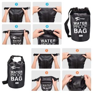 Bolsa Flotante Pvc 10l Impermeable Para Camping Aire Libre