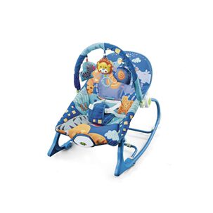 Silla Nido Mecedora Con Vibraci&oacute;n Y Melod&iacute;a Azul Lubabycas