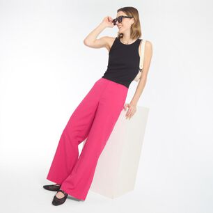 Polera Crop Sin Costuras Sin Mangas Cuello Redondo Mujer Freedom