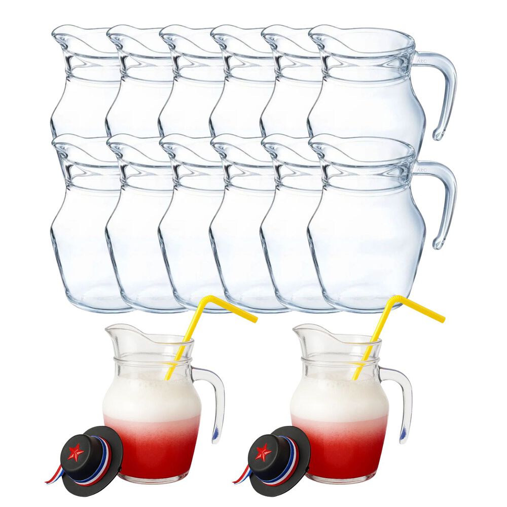 Set 18 Jarras Lorito 500ml Dieciochera Para Fiestas Patrias image number 0.0