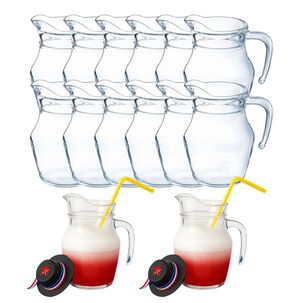Set 18 Jarras Lorito 500ml Dieciochera Para Fiestas Patrias