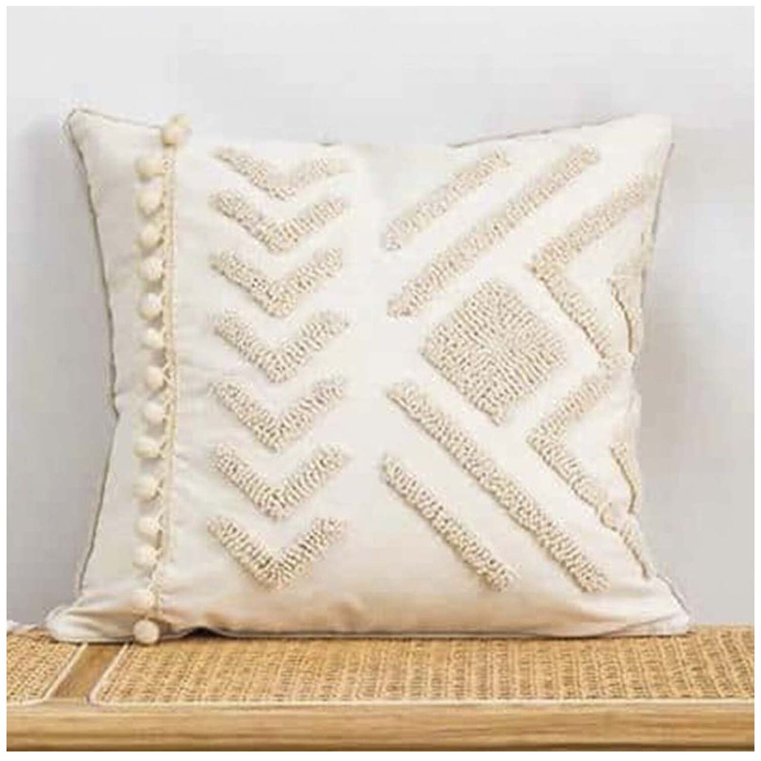 Pack De 02 Fundas De Cojin Dise&ntilde;o Boho 45x45 Cm M18 image number 0.0