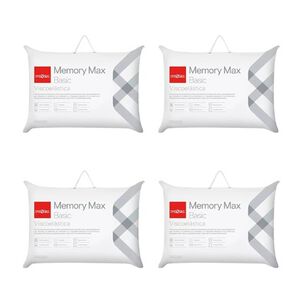 Pack 4 Almohadas Viscoelasticas Rosen Memory Max Basic King 42x80 Cm