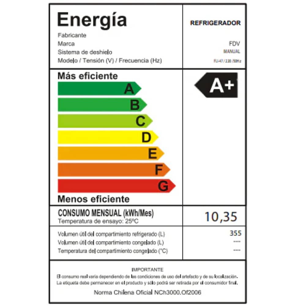 Refrigerador Fdv Deluxe Prestige Chef 355 Lts image number 3.0