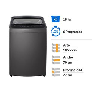 Lavadora LG WT19MVTB.ABMPECL / 19 Kg